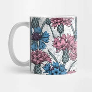 Cornflowers in pink and blue 2 Mug